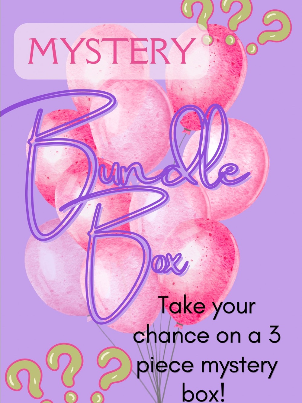 3 piece clothing Mystery Bundle Box